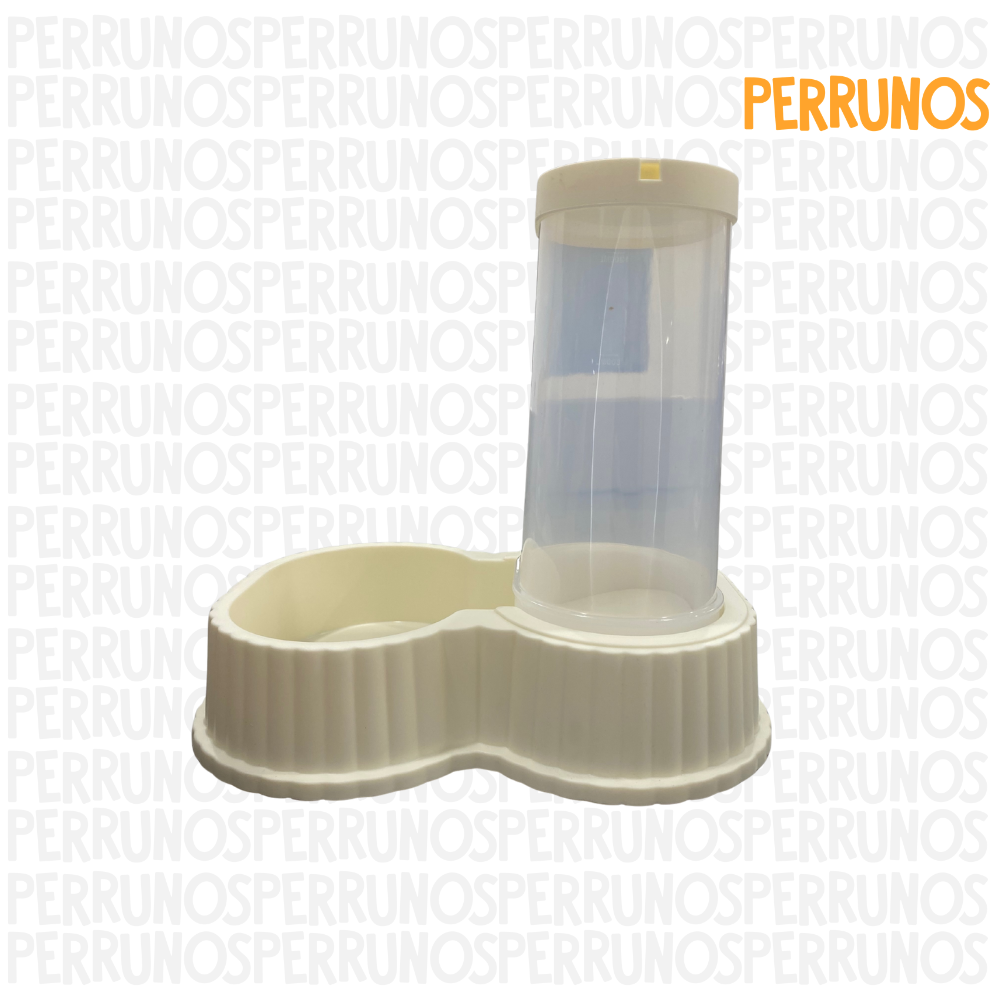 Bebedero para Perros Crema