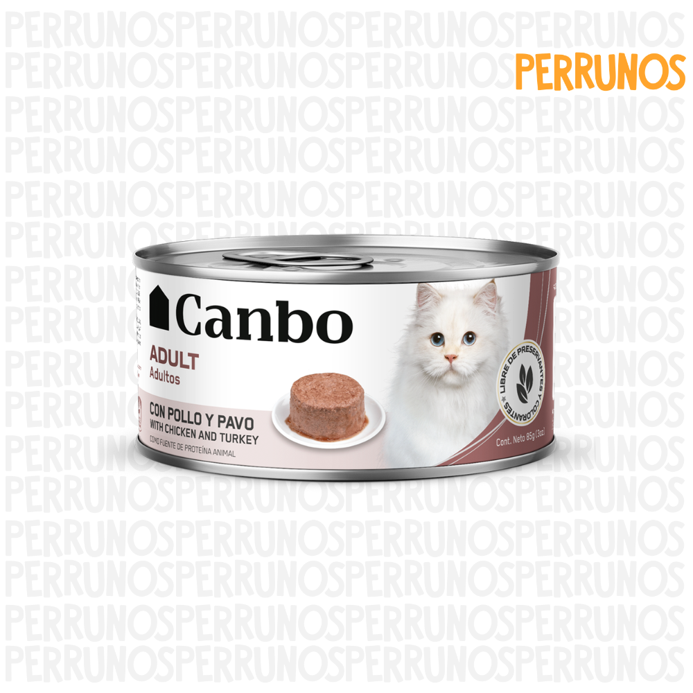 Canbo Pate Pollo y Pavo Gatos Adultos 85gr