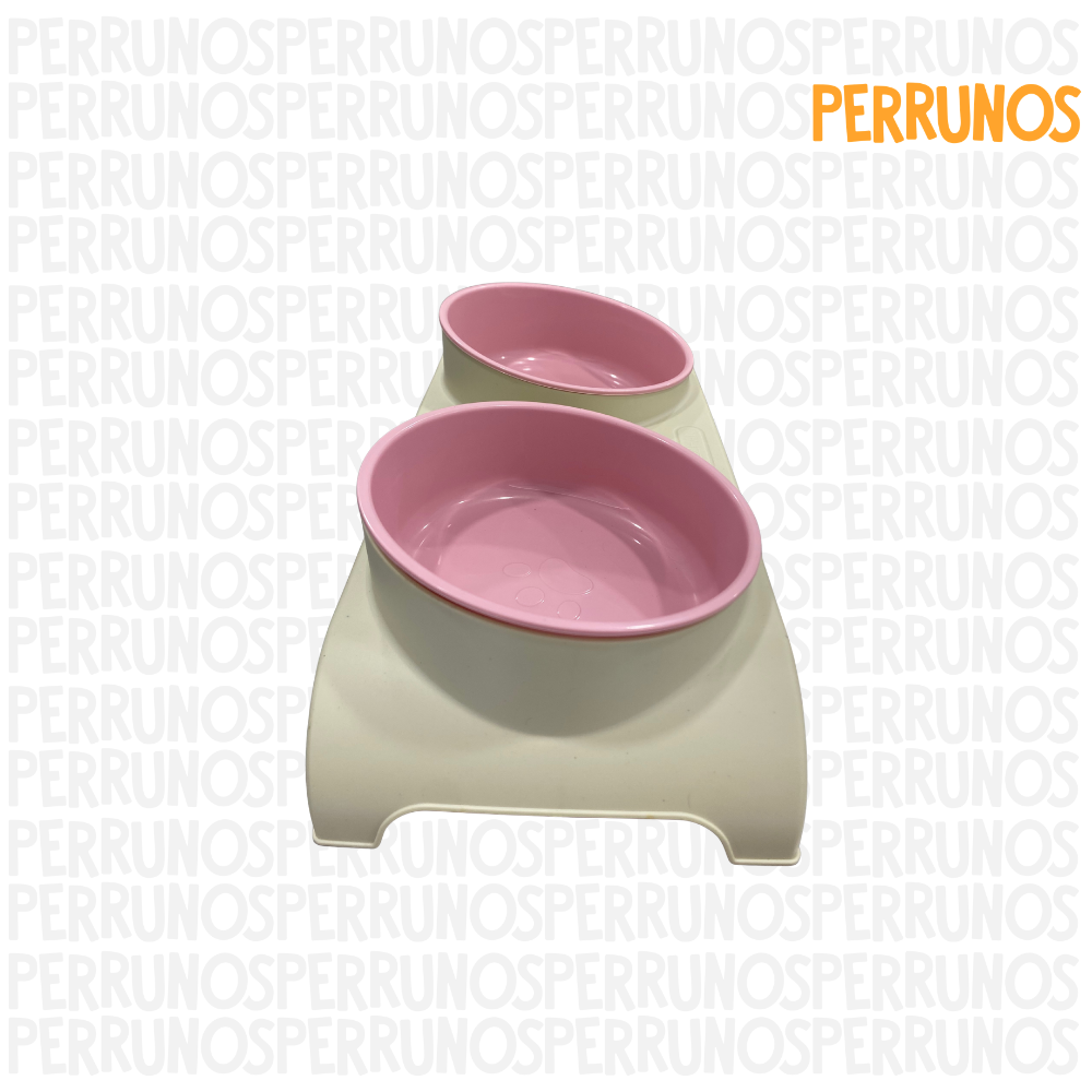 Comedero y Bebedero Elevado para Perros