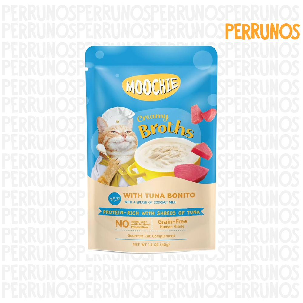 Moochie Caldos Cremosos Atun Bonito 40gr