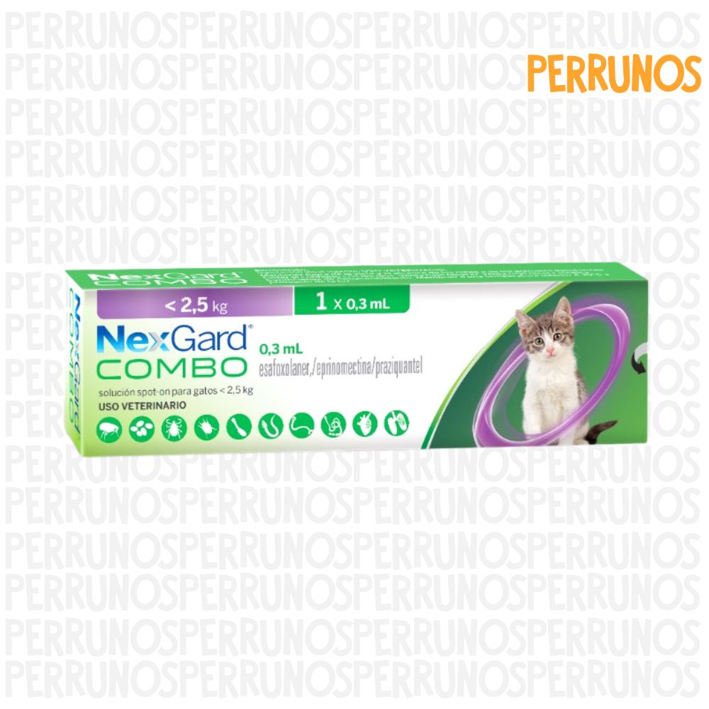 Nexgard Combo Pipeta para Gato hasta 2.5 kg