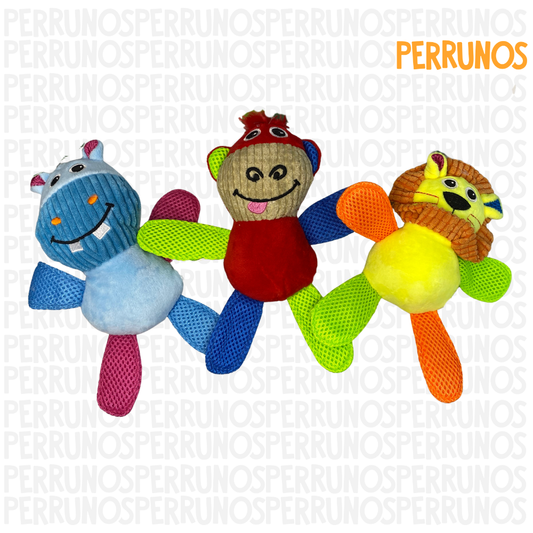Peluche colorido para perros