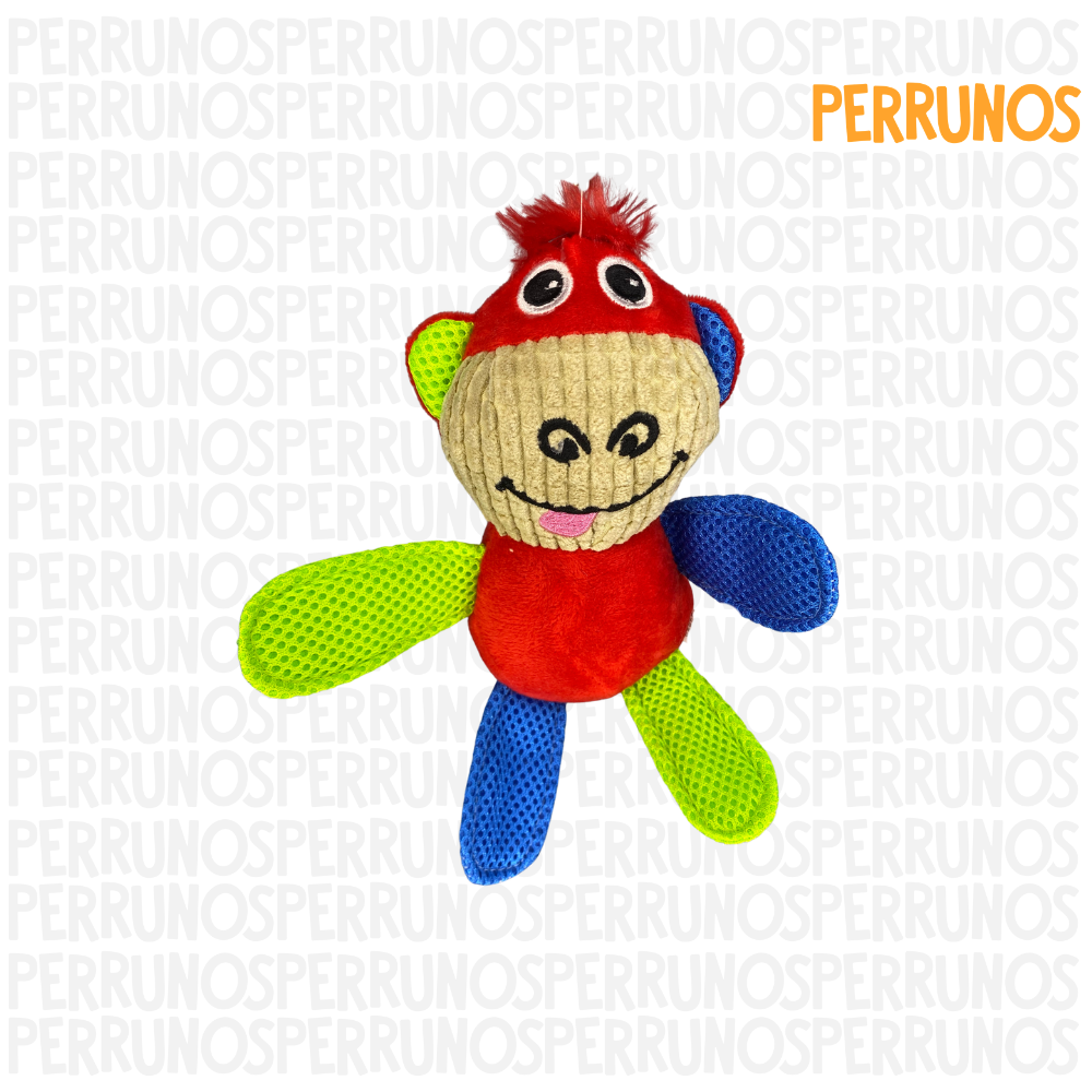 Peluche colorido para perros
