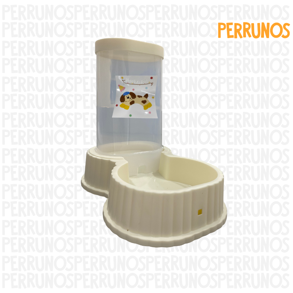 Bebedero para Perros Crema