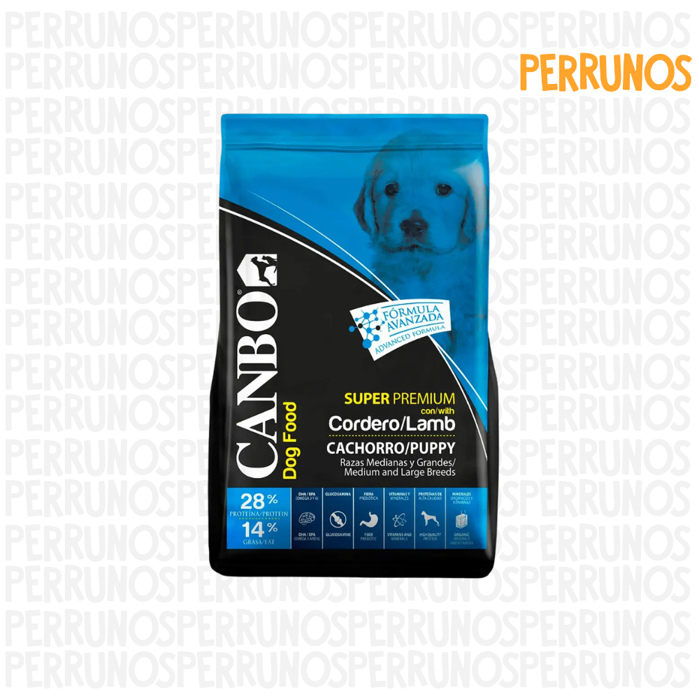 Canbo Cachorro con Cordero Razas Medianas y Grandes