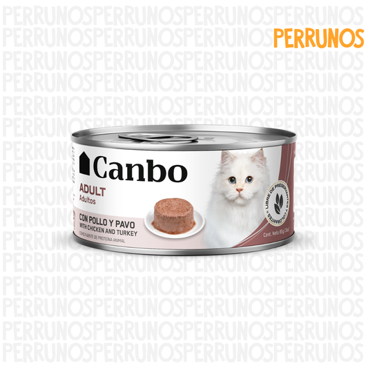 Canbo Pate Pollo y Pavo Gatos Adultos 85gr
