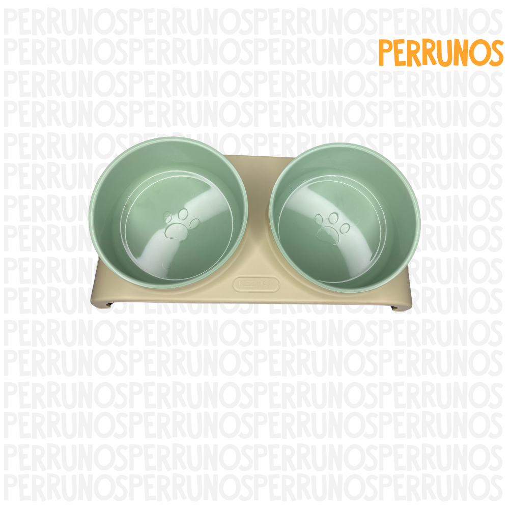 Comedero y Bebedero Elevado para Perros