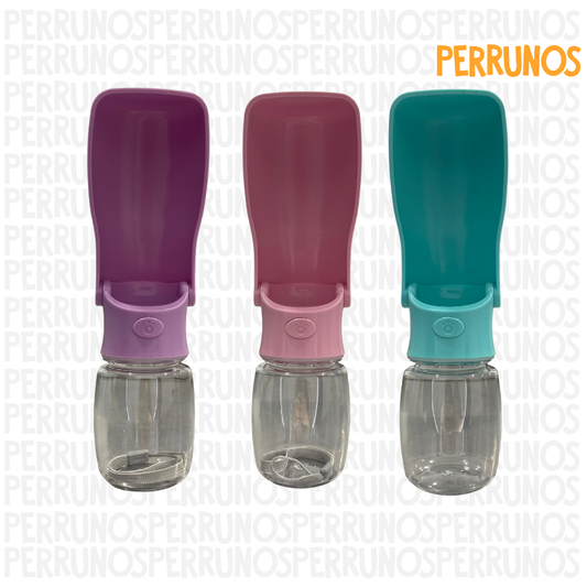 Botella de Agua Portátil para Perros Plegable