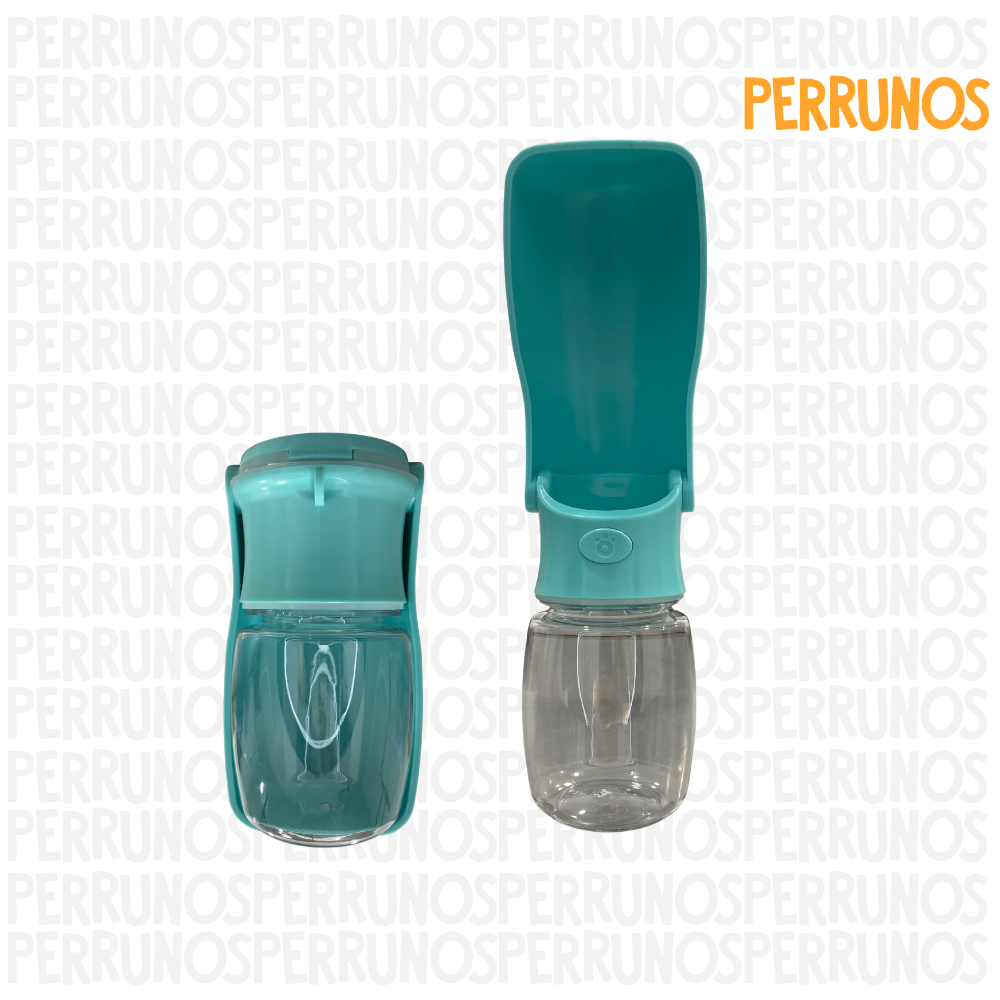 Botella de Agua Portátil para Perros Plegable