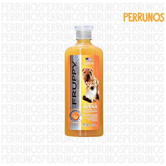 Shampoo Fruppy para Perros y Gatos con Avena 450ml
