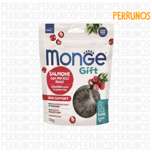 Monge Super "M" Skin Support (Salmon + Arándanos) 150gr
