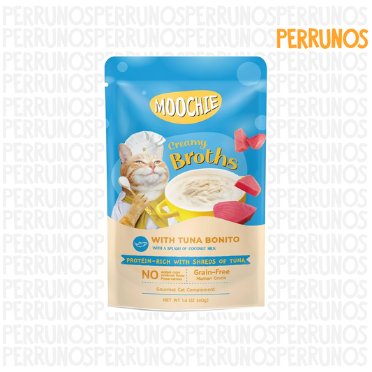Moochie Caldos Cremosos Atun Bonito 40gr