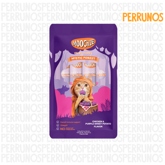 Moochie Sabor Pollo y Camote x 5 tubos