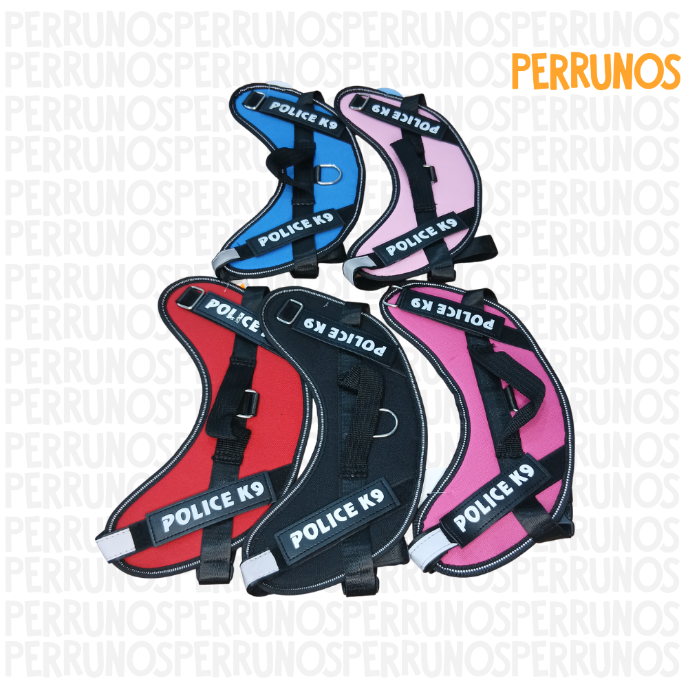 Pechera para Perros Estilo Policía S