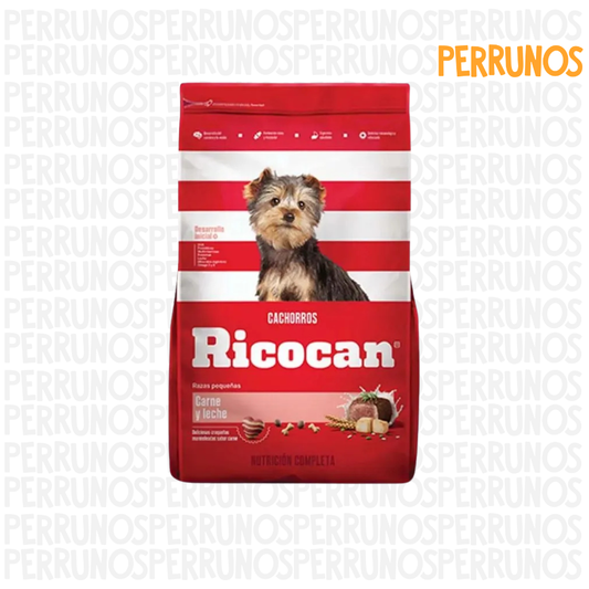 Ricocan Cachorros Carne y Leche Razas Pequeñas 1 kg