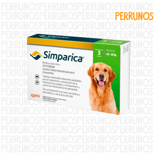 Simparica 20.1 - 40 kg (3 tabletas)
