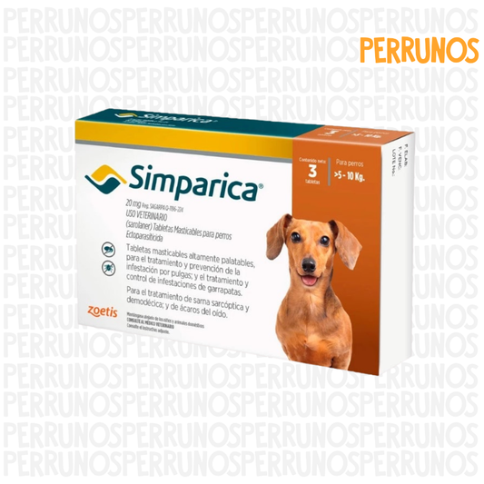 Simparica 5.1 - 10 kg (3 tabletas)