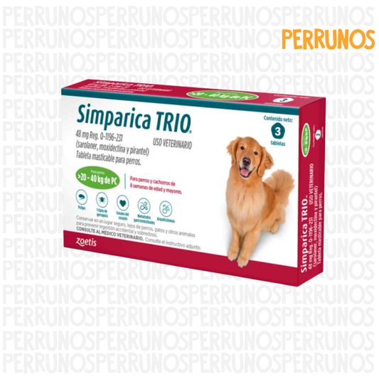 Simparica Trio 20.1 - 40 kg (3 tabletas)