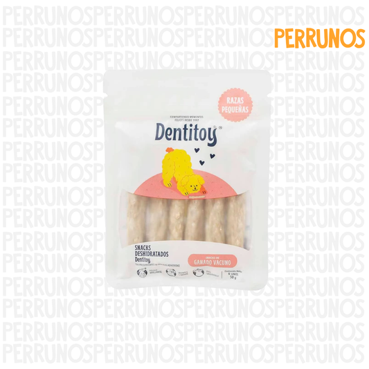 Snack para Perro Dentitoy Ganado Vacuno Razas Pequeñas 6und
