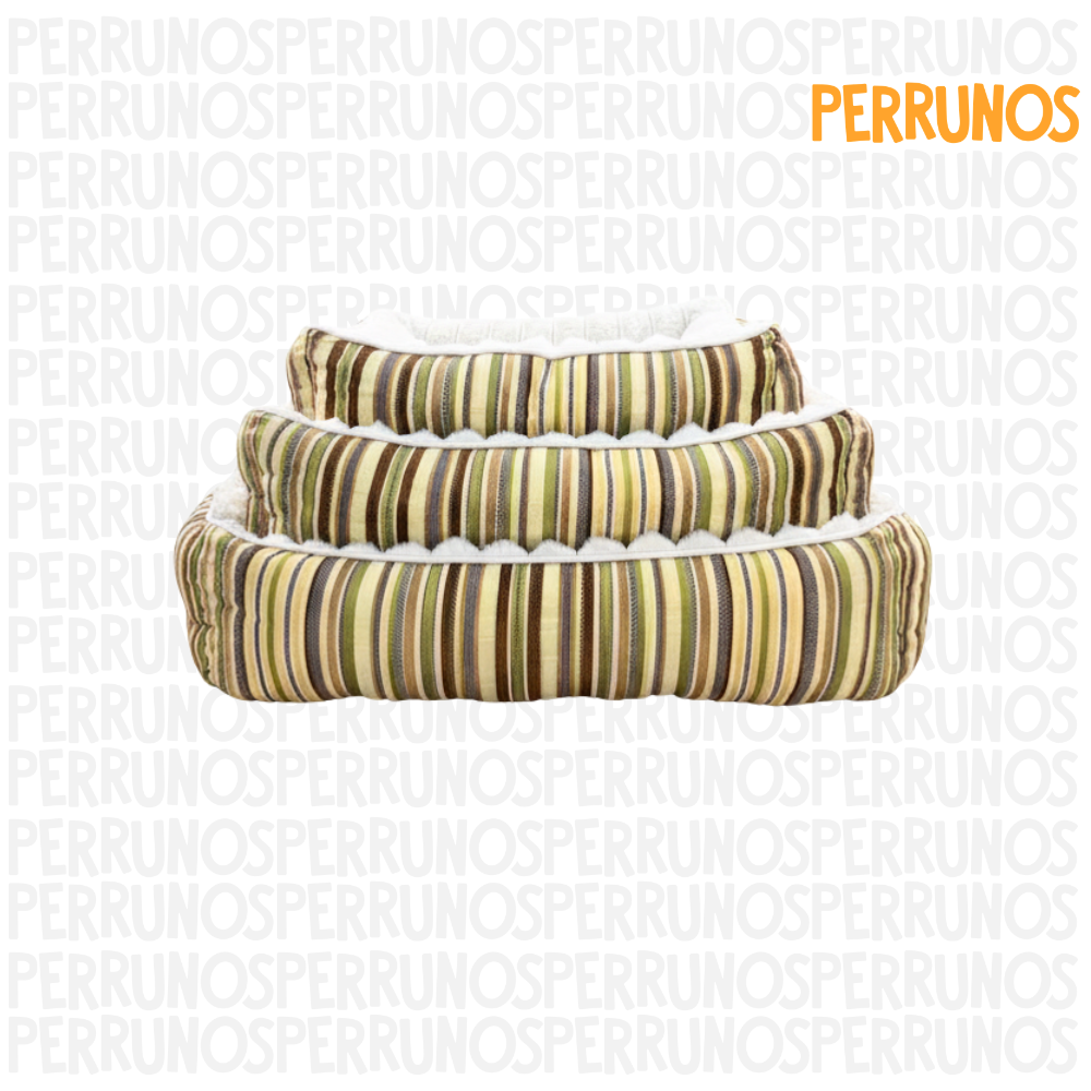 Cama Rectangular a Rayas