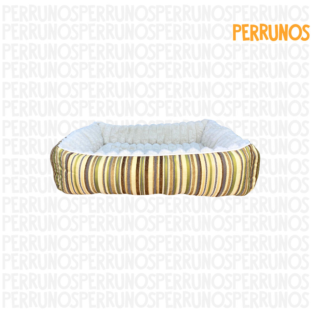 Cama Rectangular a Rayas