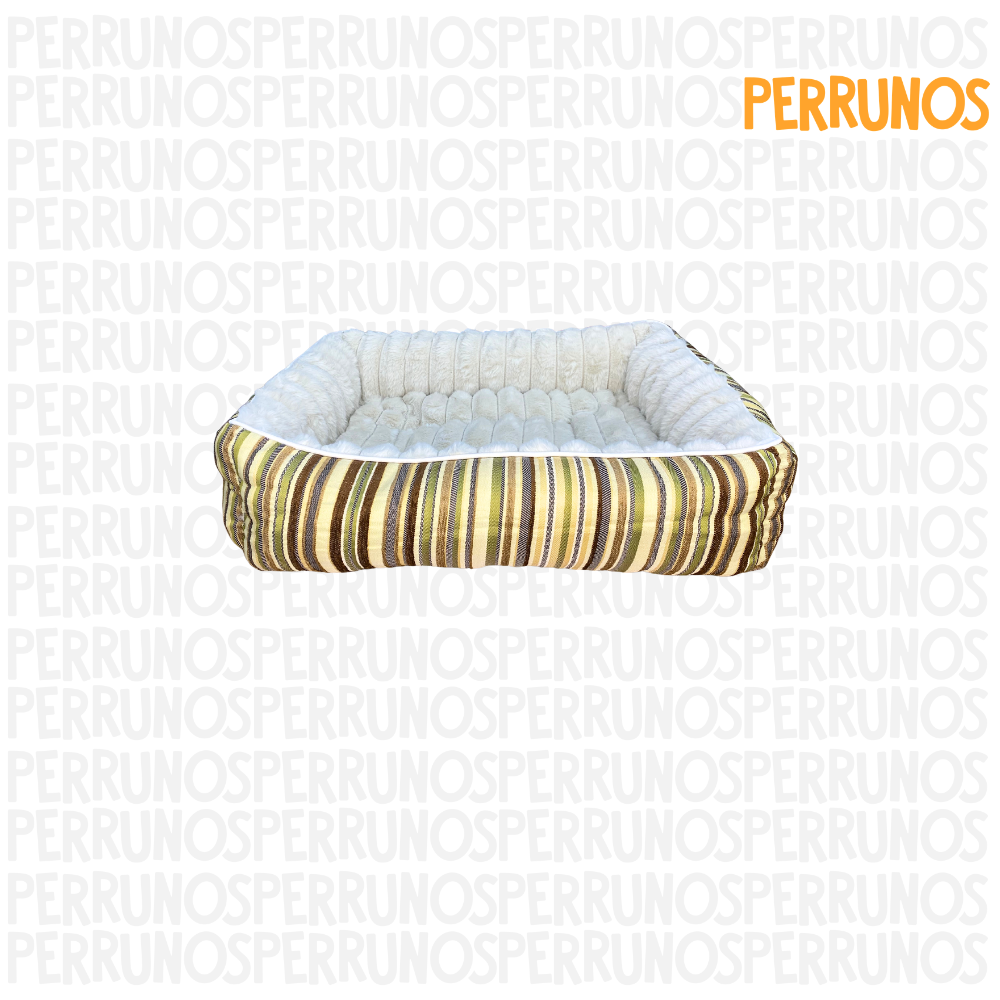 Cama Rectangular a Rayas