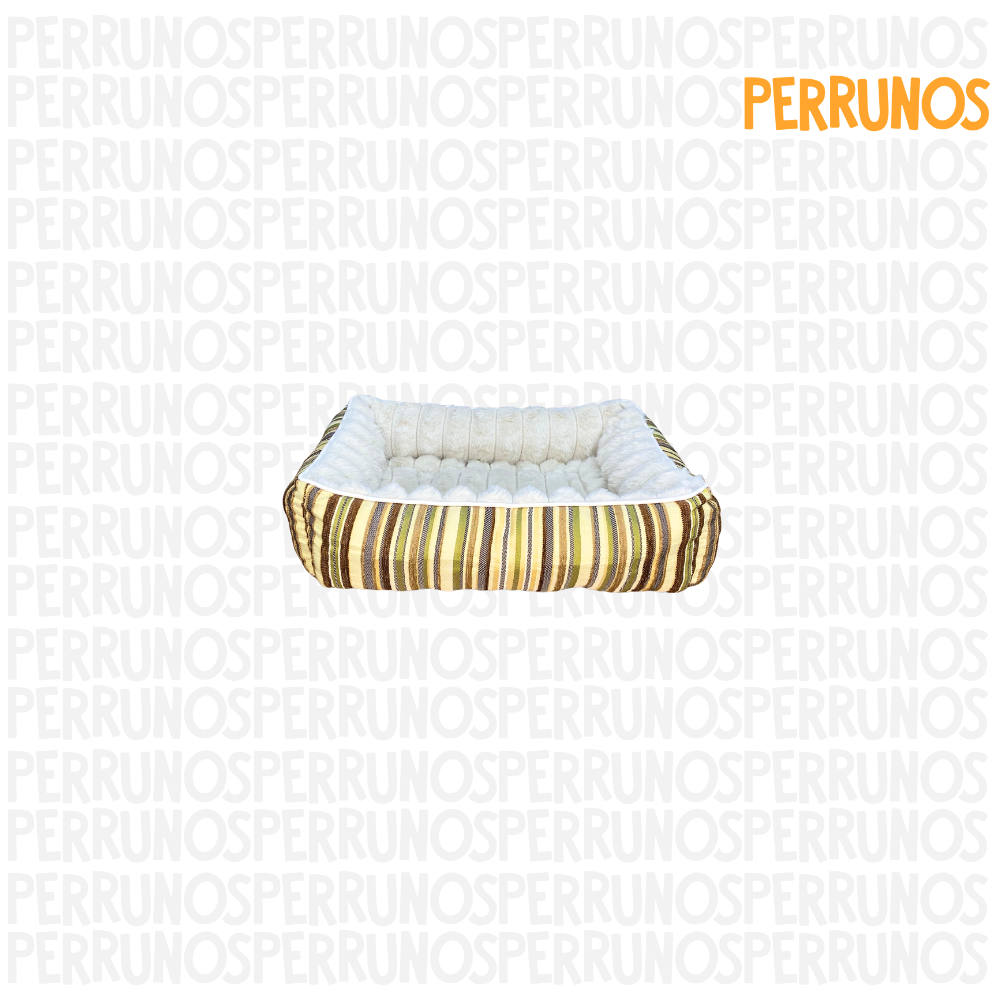 Cama Rectangular a Rayas