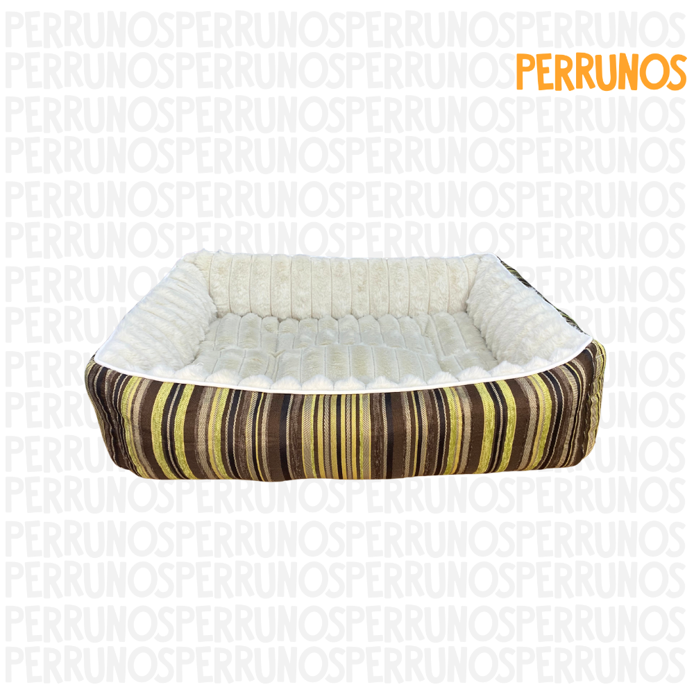 Cama Rectangular a Rayas