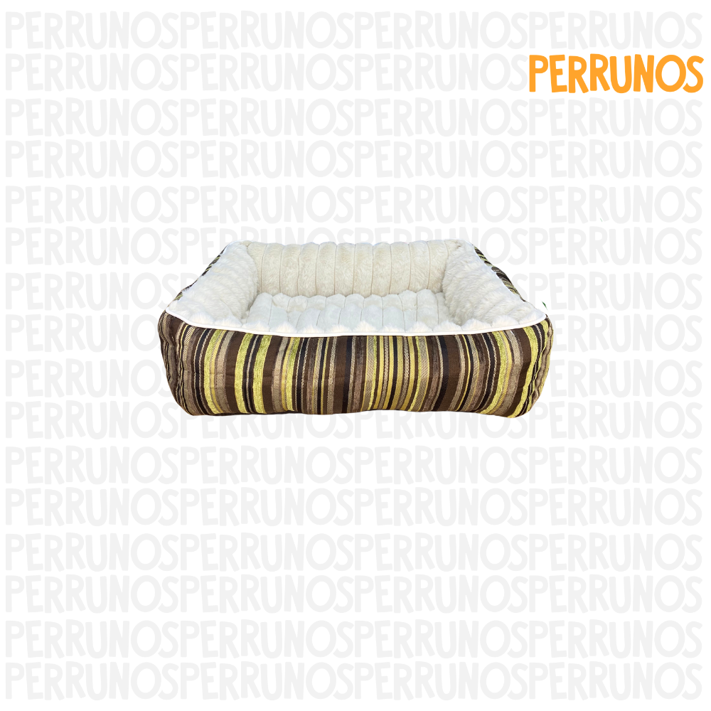 Cama Rectangular a Rayas