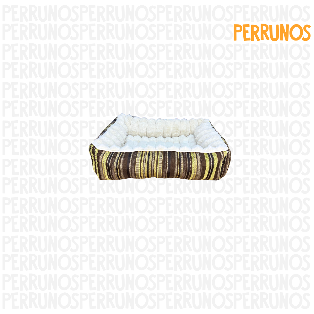 Cama Rectangular a Rayas