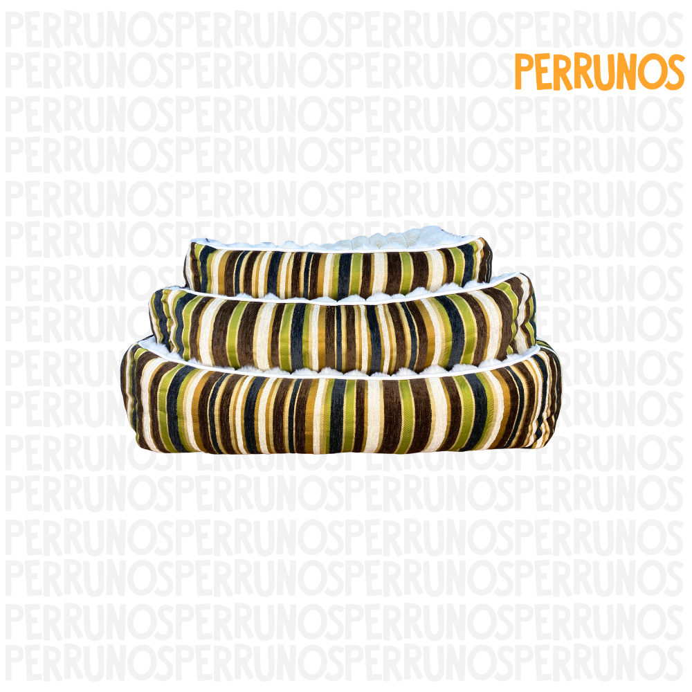 Cama Rectangular a Rayas