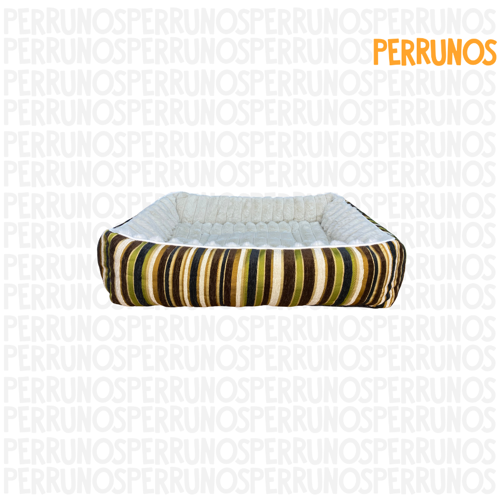 Cama Rectangular a Rayas