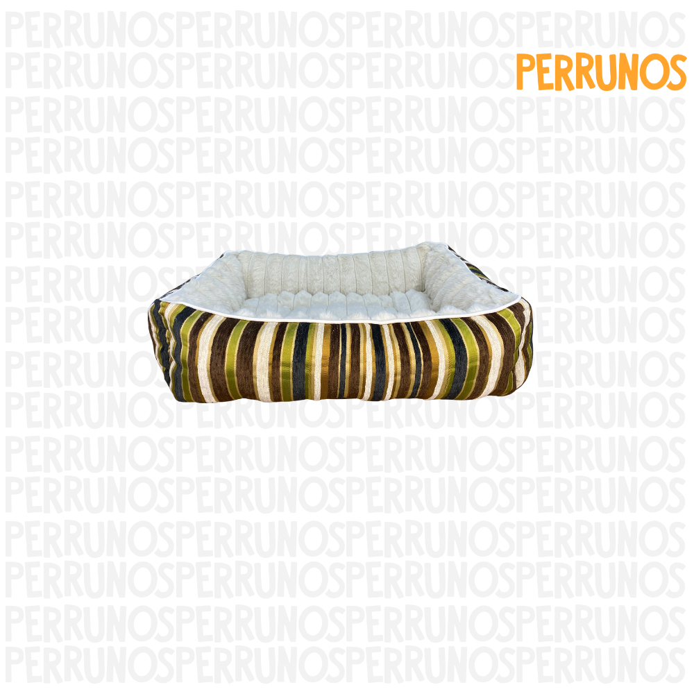 Cama Rectangular a Rayas