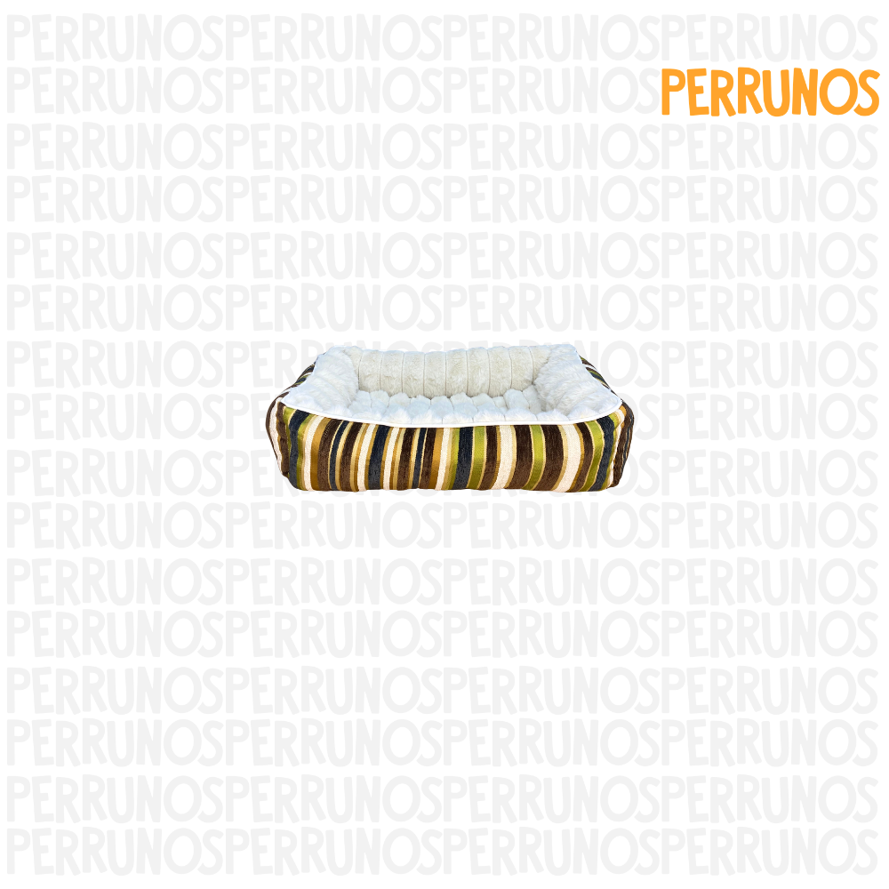 Cama Rectangular a Rayas