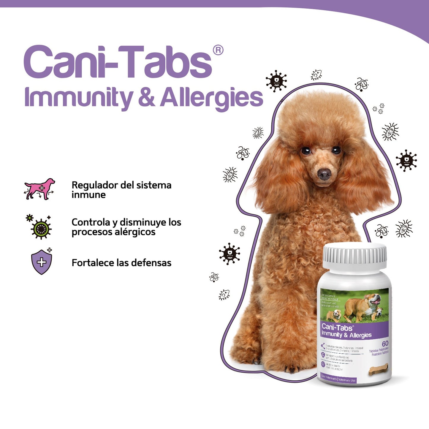 Cani-Tabs Immunity & Allergies - 60 tabletas